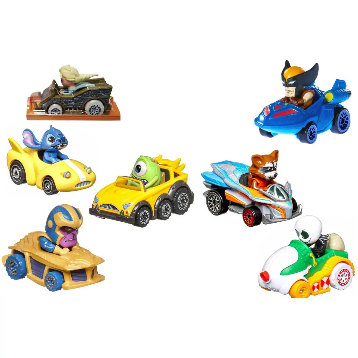 Box of 8 Racer Verse Character Car Asstd - Hot Wheels HKB86956M - 2.25 Scale