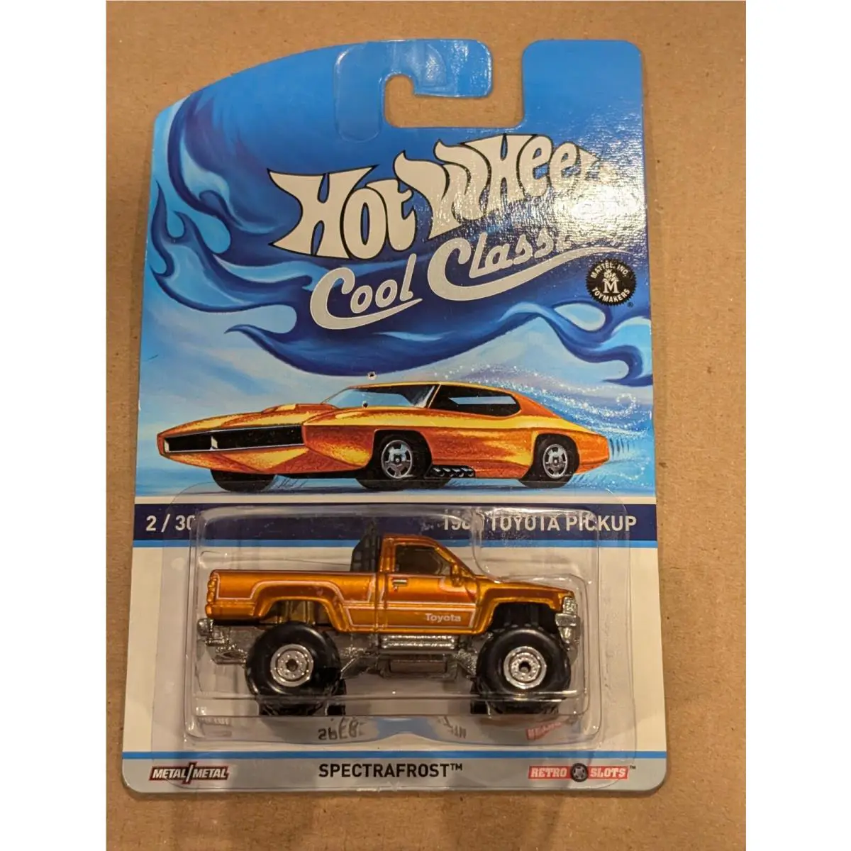 Hot Wheels 2013 Cool Classics 1987 Toyota Pickup Orange 2/30 Nice - Orange
