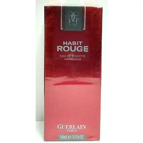 Habit Rouge by Guerlain Men 1.7 oz 50 ml Eau De Toilette Spray