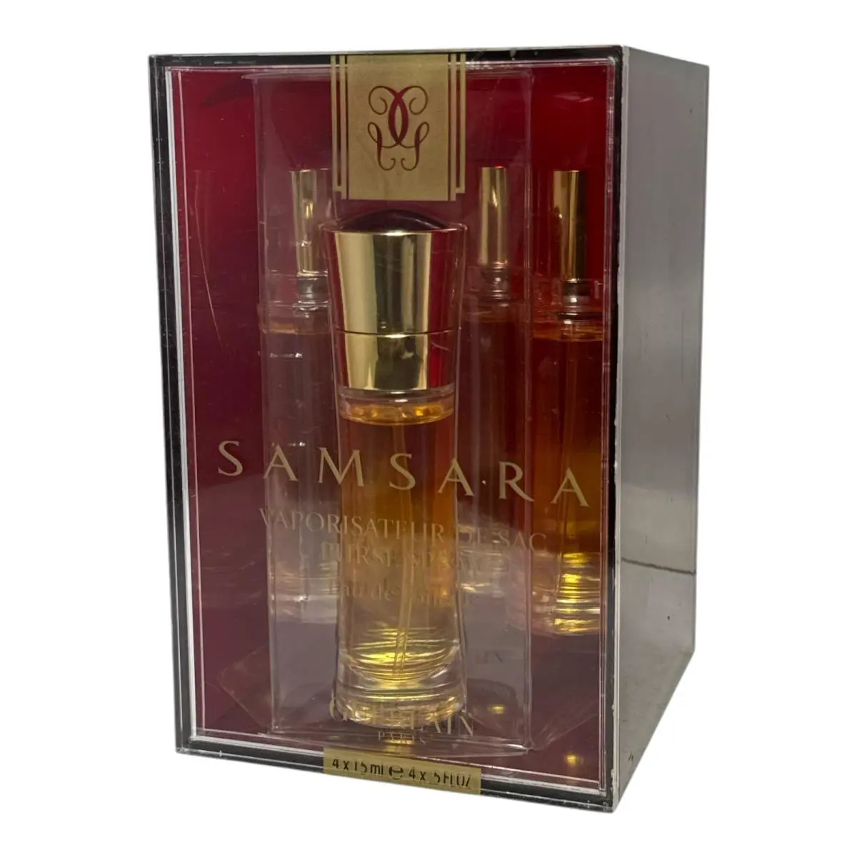 Guerlain Samsara Vaporisateur De Sac Purse Spray Eau De Toilette 4x 15ml/.5fl.oz