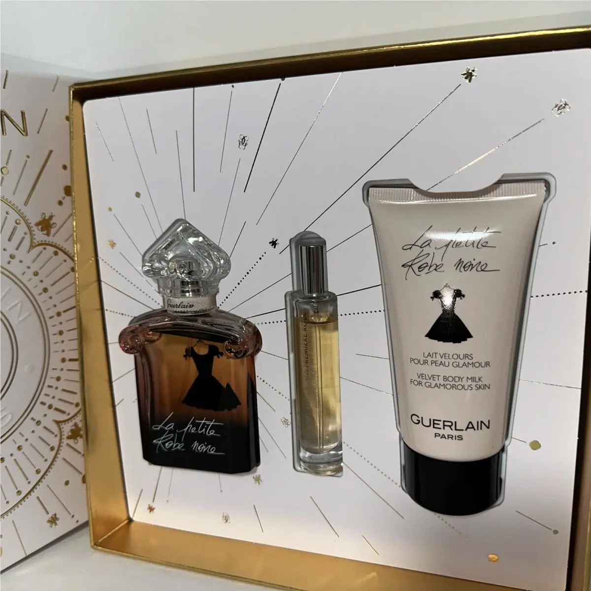Guerlain La Petite Robe Noire 1.6 oz Edp Gift Set 3 pc