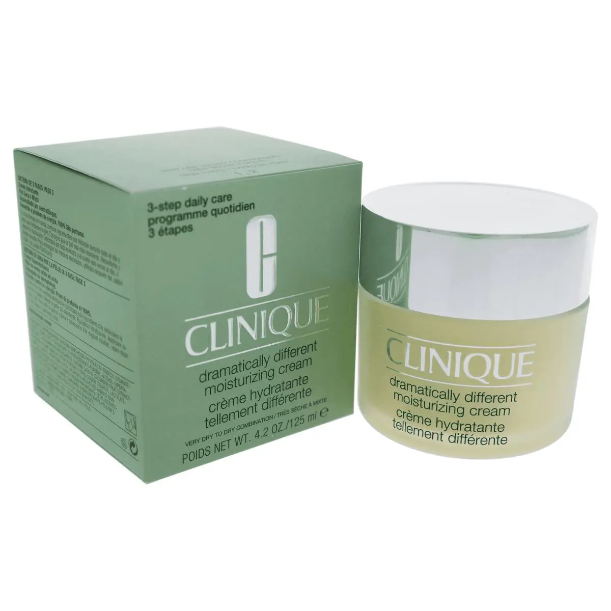 Dramatically Different Moisturizing Cream Dry Comb Skin 4.2oz/1.7oz/1oz by Clinique