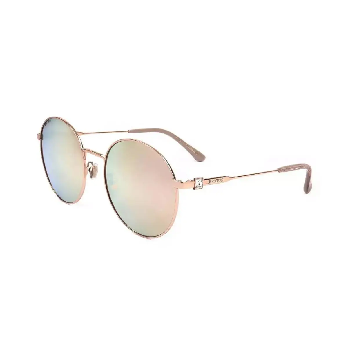 Jimmy Choo Kat/g/sk Ddb Gold Copper 58/20/145 Women`s Sunglasses - Frame: Gold, Lens: Gold