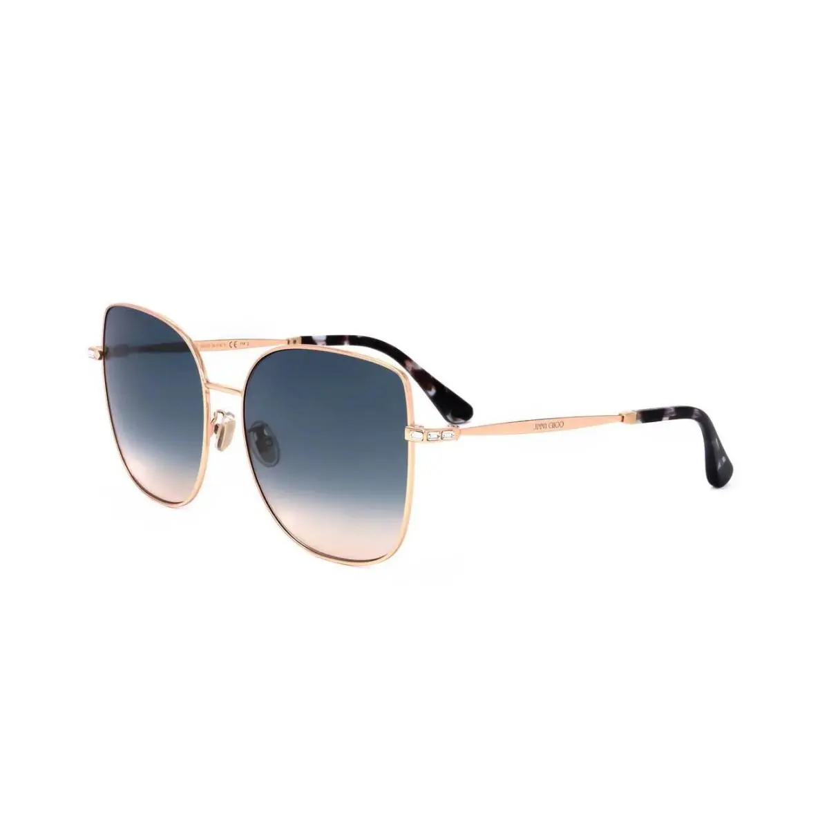 Jimmy Choo Fanny/g/sk Ddb Gold Copper 59/17/145 Damen Sonnenbrillen
