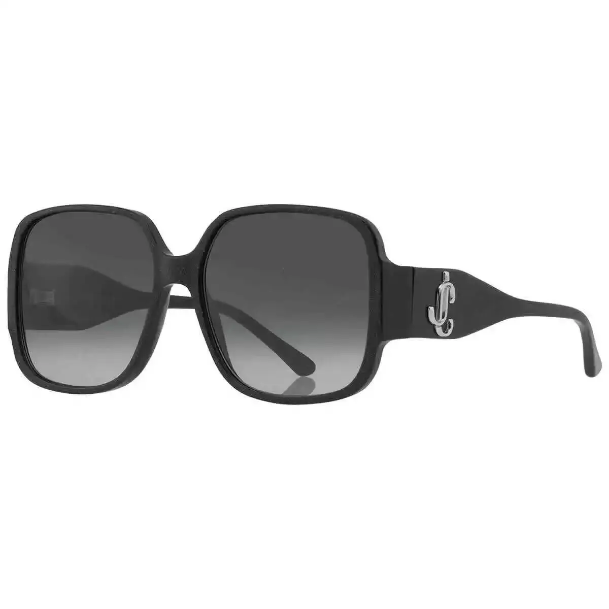 Jimmy Choo Grey Shaded Square Ladies Sunglasses Tara/s 0DXF/9O 59 Tara/s 0DXF/9O - Frame: Black, Lens: Grey