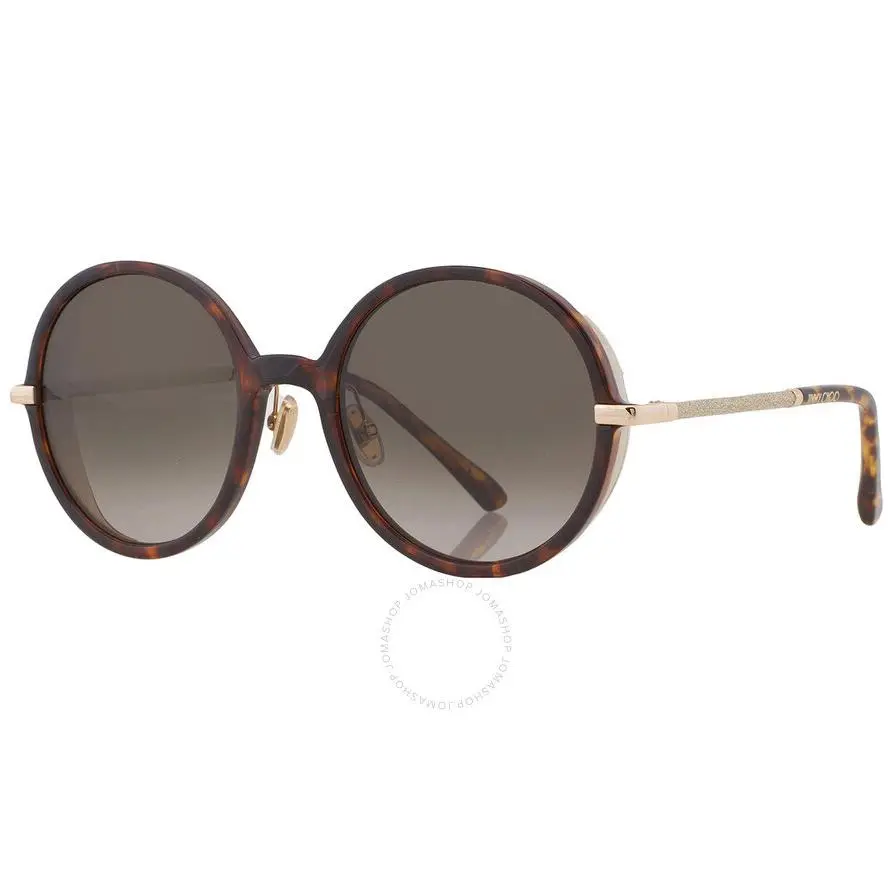 Ladies` Sunglasses Jimmy Choo Ema/s 086 55 Havana Sunglasses