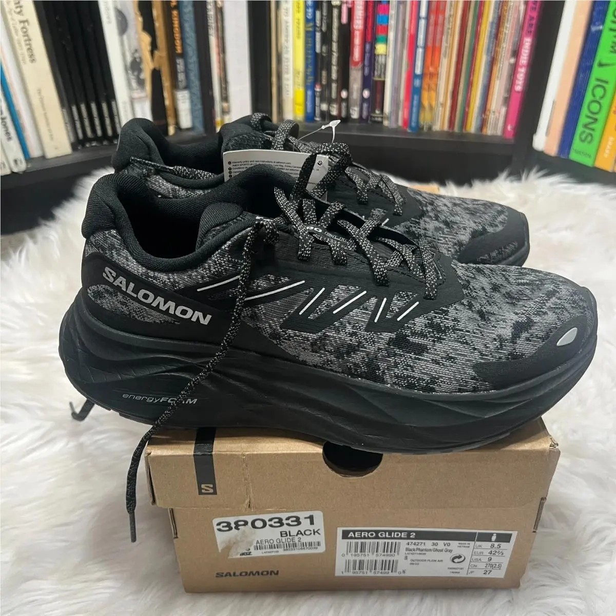 Salomon shoes - Salomon Aero Glide - Aero Glide - Black 8