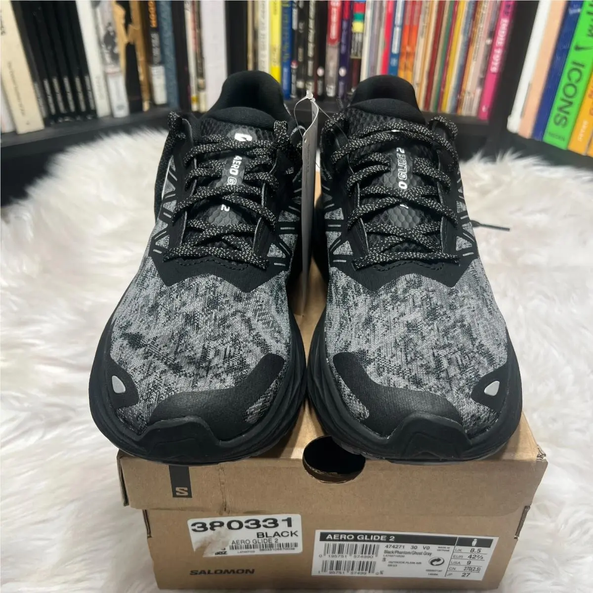 Salomon shoes - Salomon Aero Glide - Aero Glide - Black 7