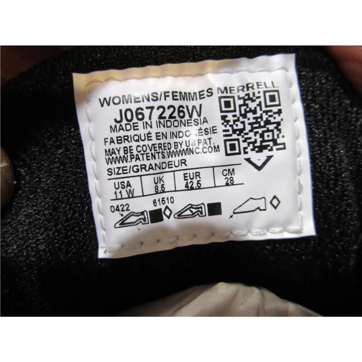 Merrell shoes - J067226W - J067226W - Burgundy 4