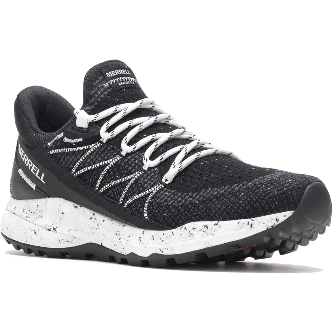 Merrell Womens Bravada 2 Hiking Shoes Breathable Black White - 10.5