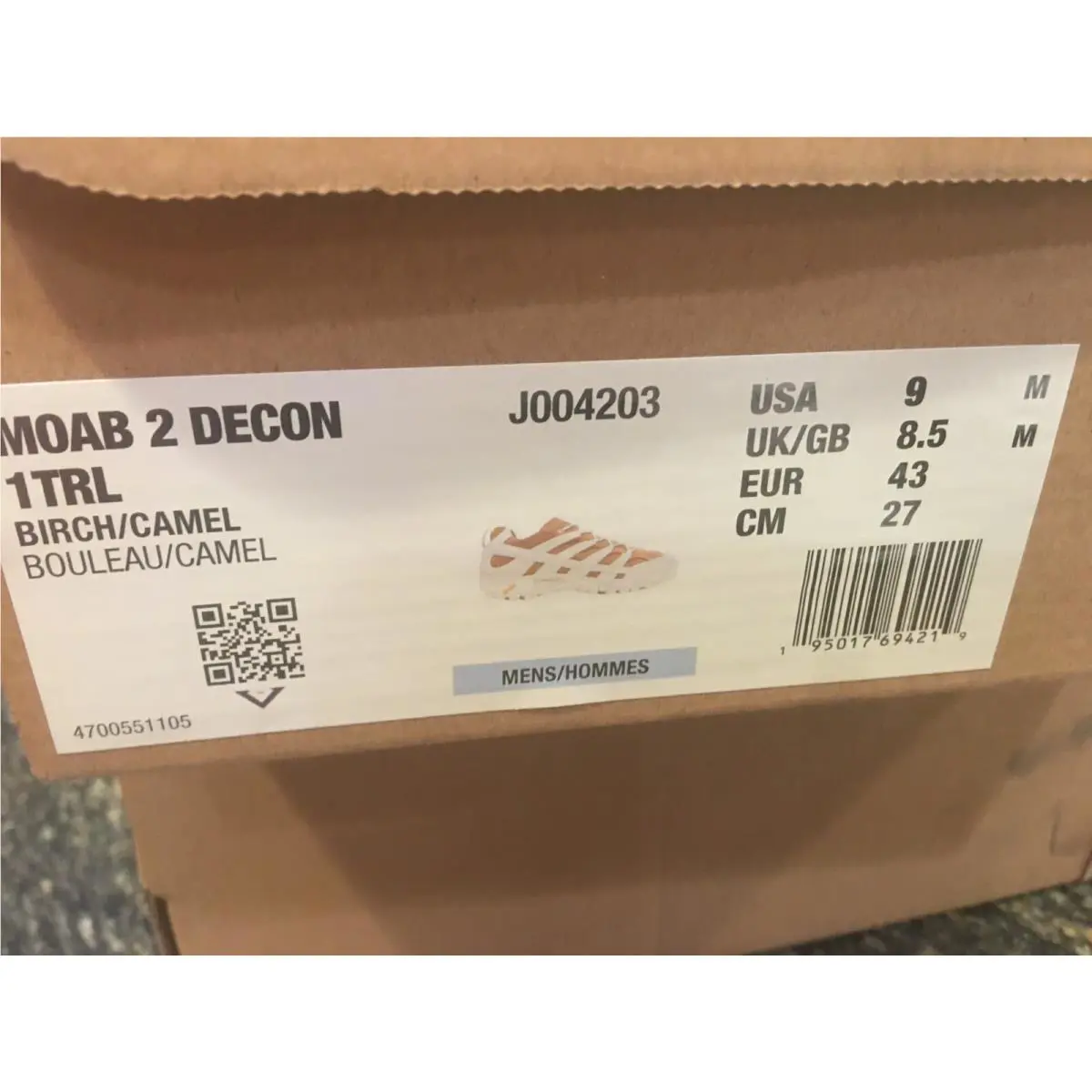 Merrell shoes - Birch/Camel 3