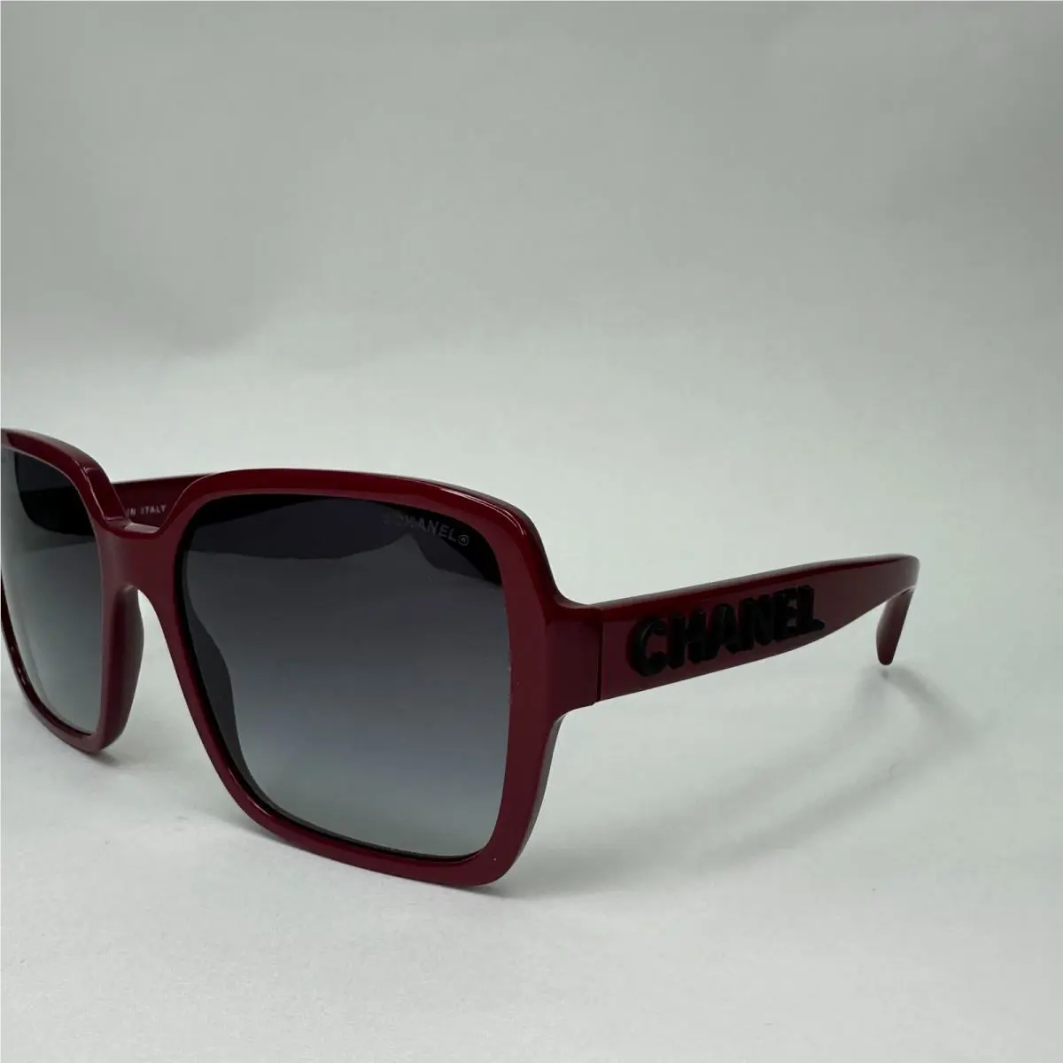 Chanel 5408 C1769/S6 Burgundy Frame w/ Grey Gradient Lenses