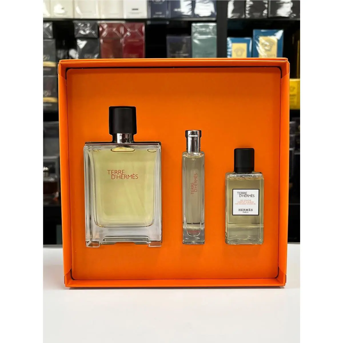 Hermes Terre D` Hermes 3 Piece Set Eau de Toilette For Men