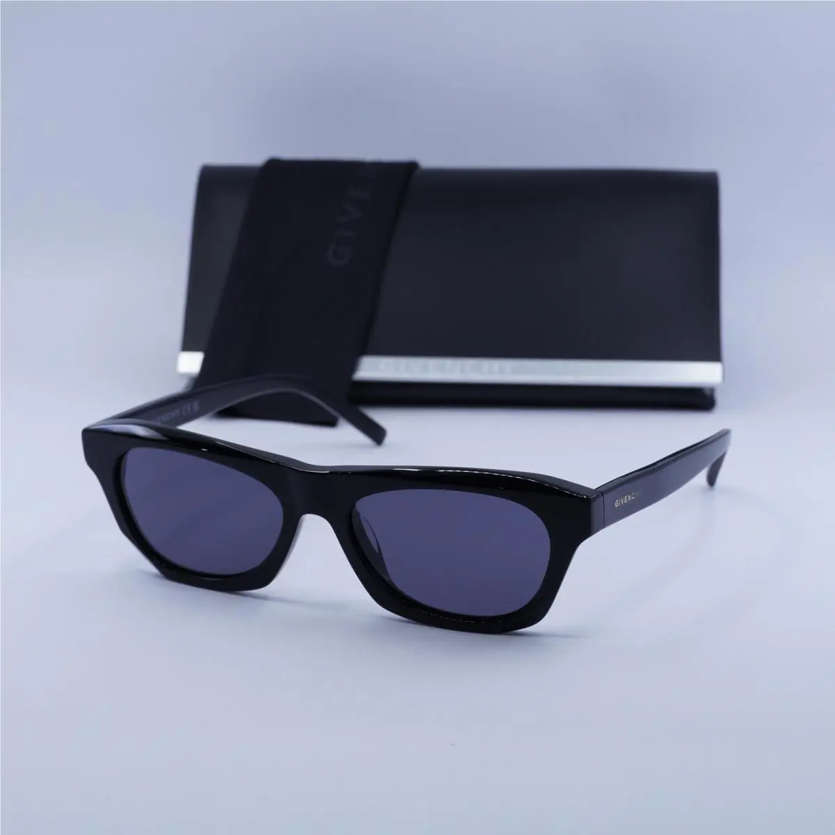 Givenchy GV40026U 01A Shiny Black/grey 55-17-145 Sunglasses