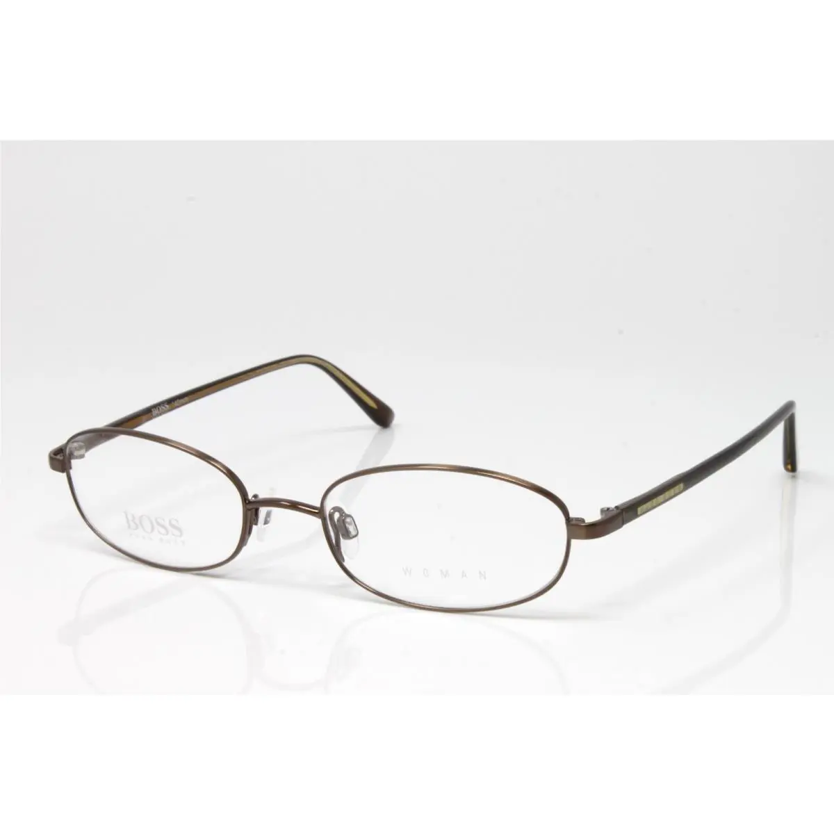 Vintage Hugo Boss Women`s Eyeglasses HB11528-BR-51mm Brown Metal Frame Optical