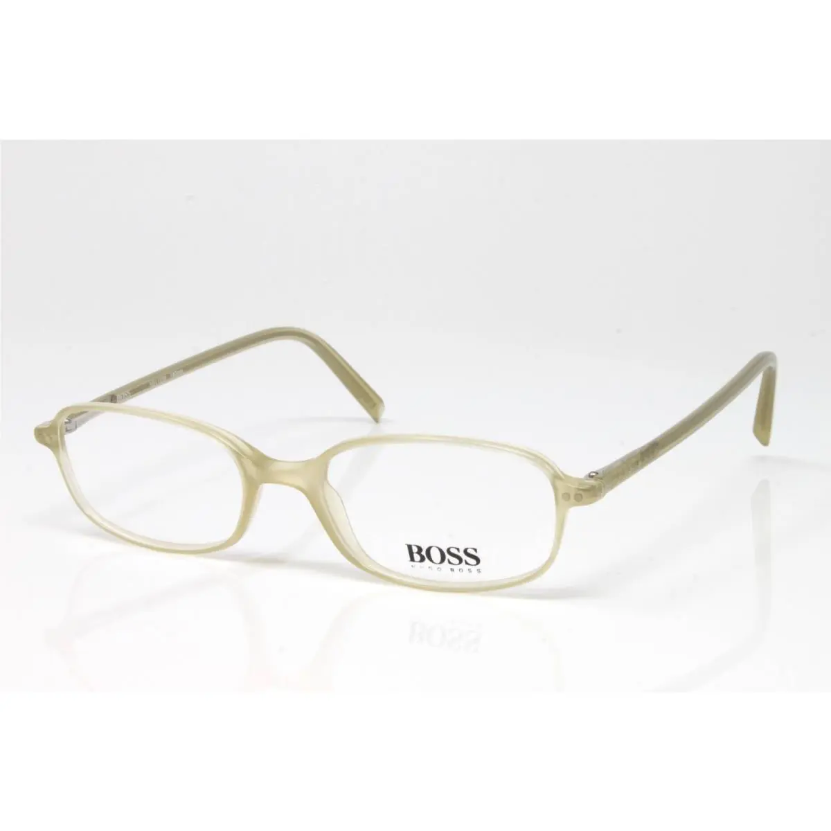 Boss Hugo Boss Eyeglasses Women`s Beige Rectangular Plastic 51mm HB11039-BE-51