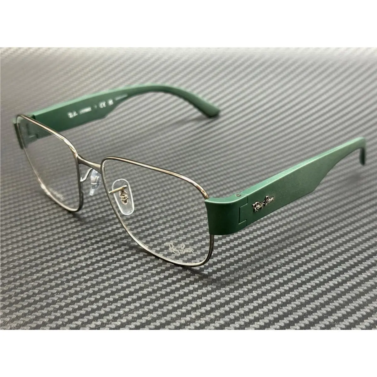 Ray Ban RX6532 3190 Gunmetal Matte Green Unisex 55 mm Eyeglasses