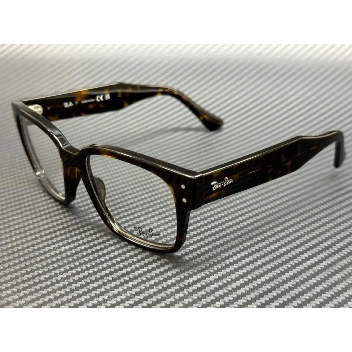 Ray Ban RX7256 8320 Havana Brown Unisex 53 mm Eyeglasses