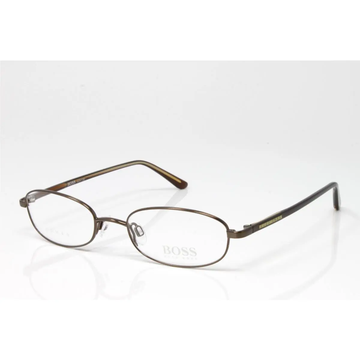 Boss Hugo Boss Eyeglasses Women`s Brown Metal Frame 49mm HB11528-BR-49