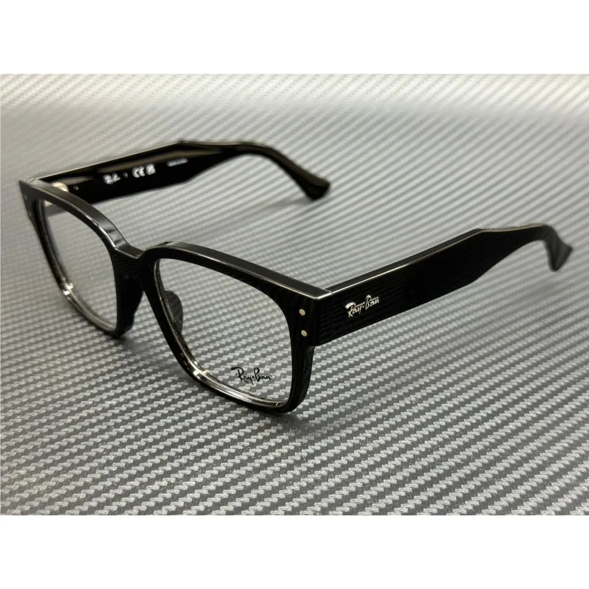 Ray Ban RX7256 8260 Black Unisex 53 mm Eyeglasses