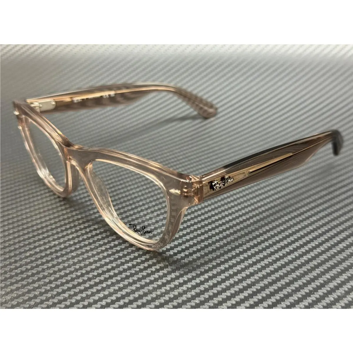 Ray Ban RX5510 8449 Transparent Brown Unisex 52 mm Eyeglasses