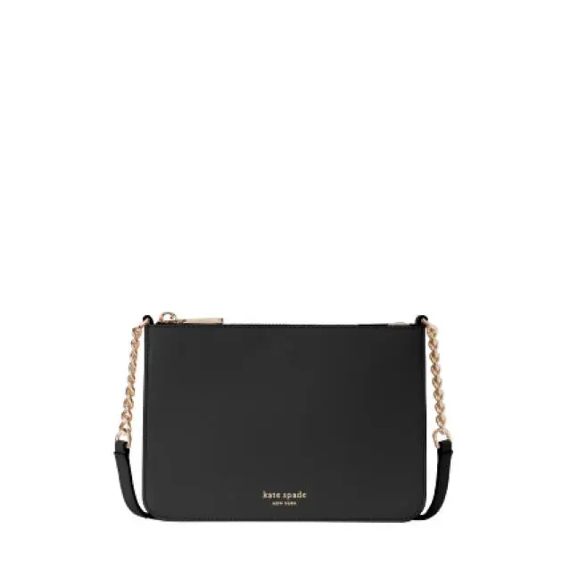 Kate Spade New York Eva Chain Crossbody in Black New