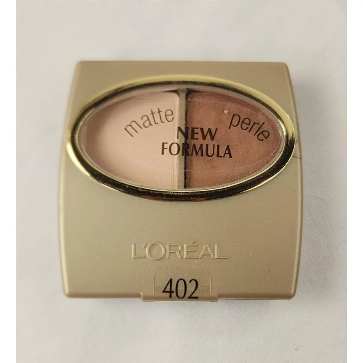 L`oreal Peach Parfait Matte/perle Wear Infinite Eye Shadow Duo 402 - 0.08 oz
