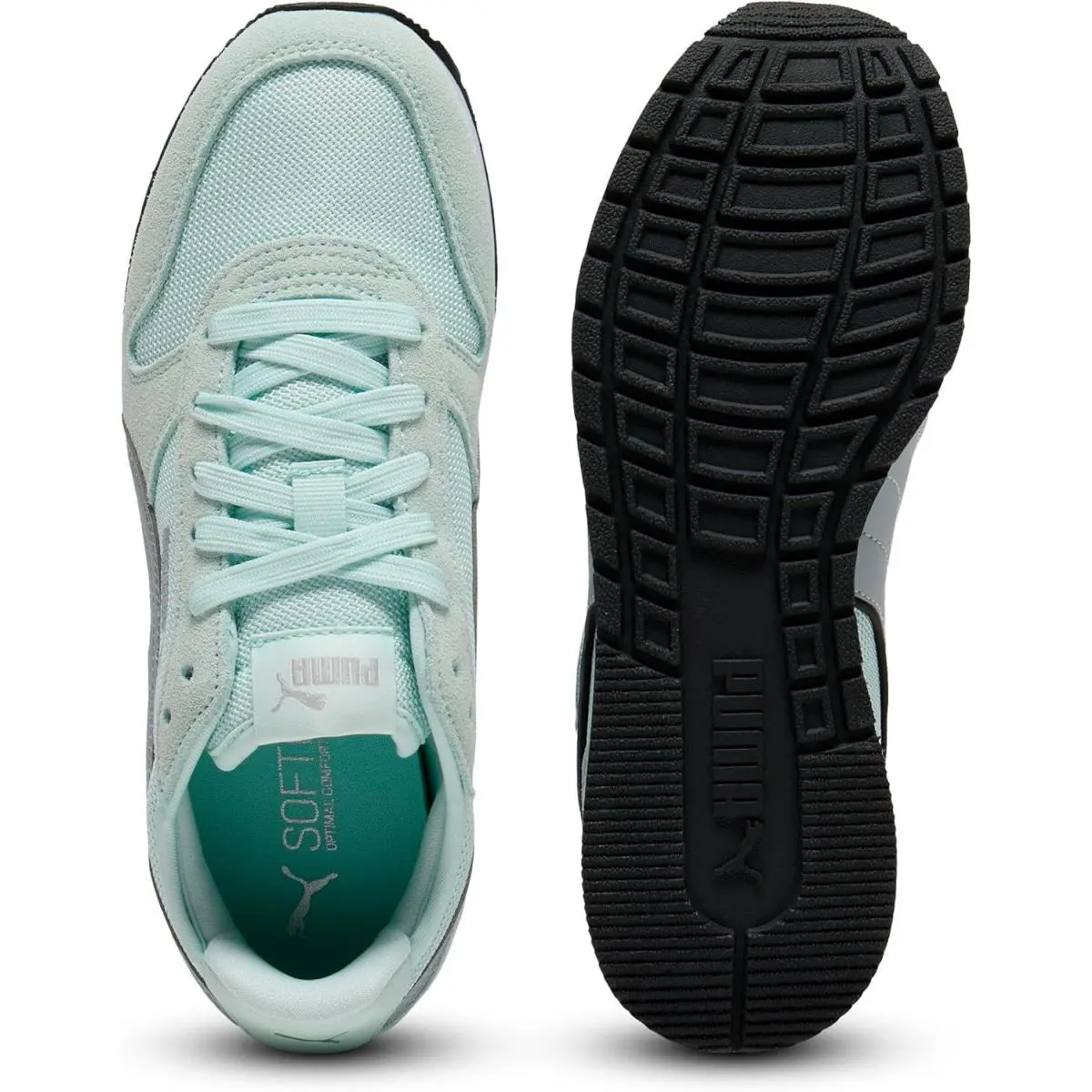Puma shoes - White-feather Gray-silver 2