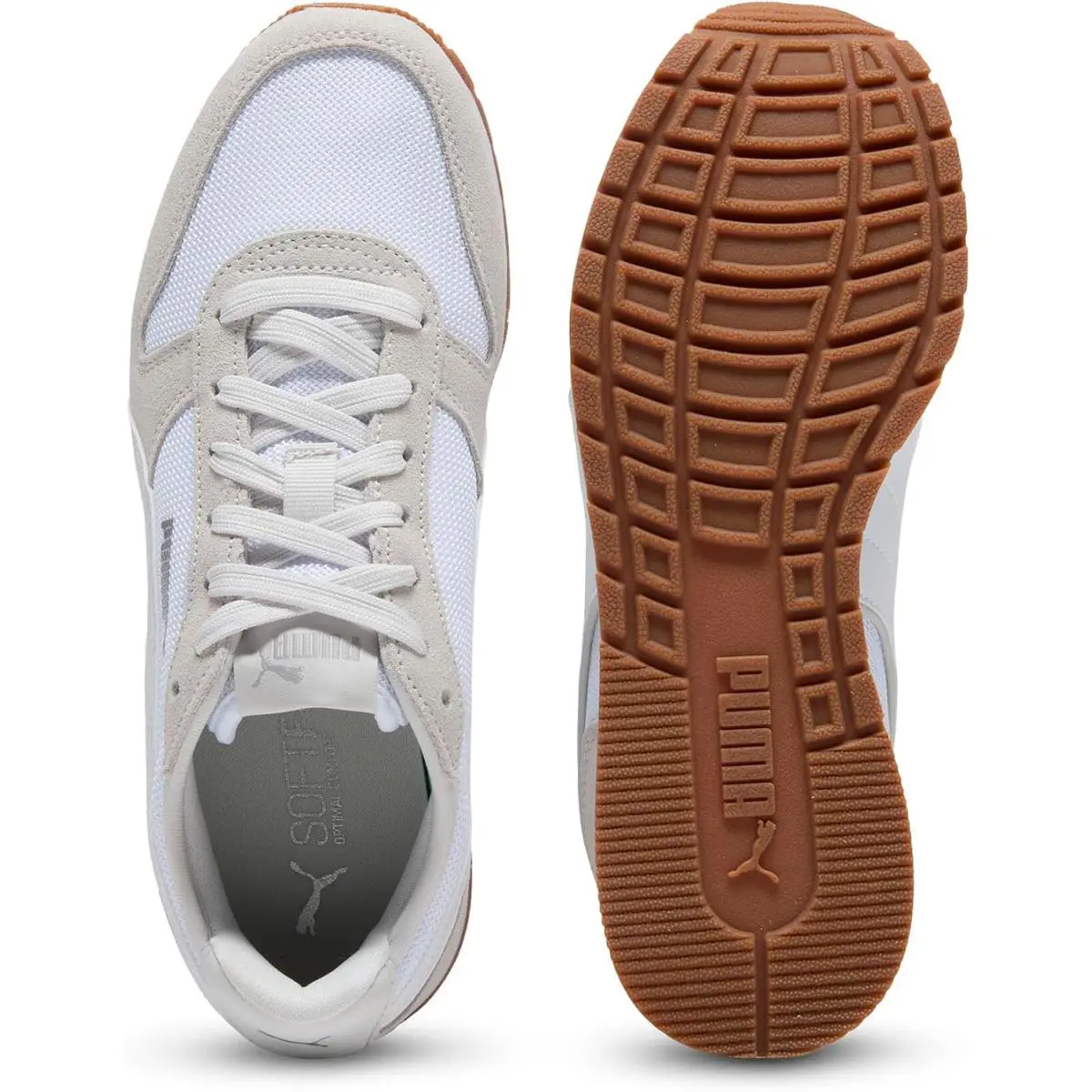 Puma shoes - White-feather Gray-silver 14