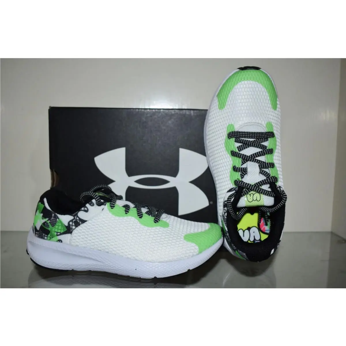 Under Armour shoes - UA Charged Pursuit 2 Big Logo Colorshift Running S - 3024746 100 - White 4