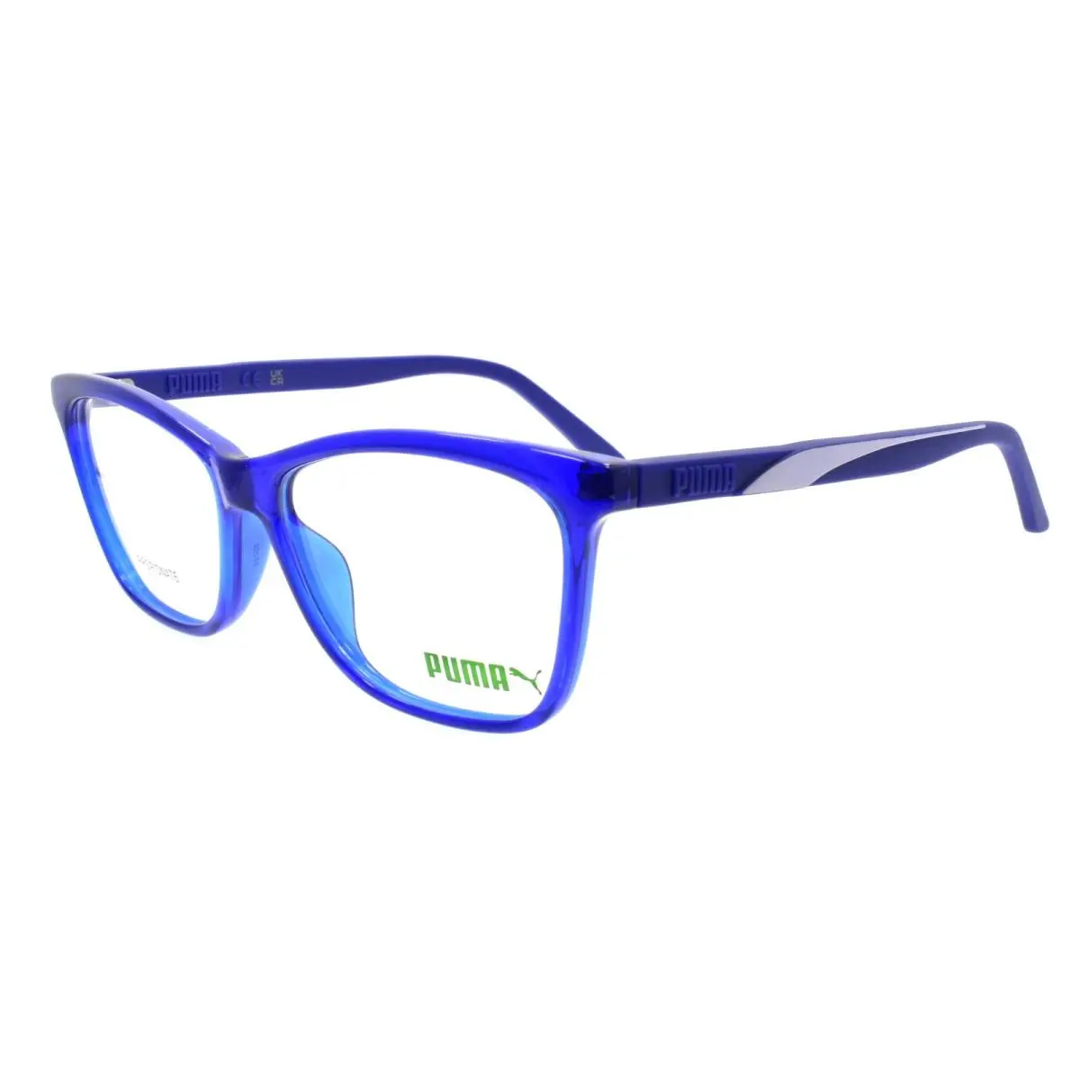 PU0335O 002 Women`s Eyeglasses Frames 55-14-140 Blue by Puma