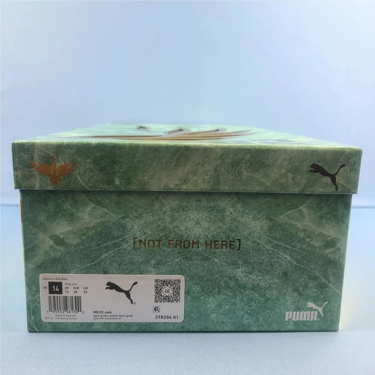 Puma shoes - Puma LaMelo Ball MB.02 378284-01 - 378284-01 - Jade/Gold (UPC: 195552981201) 11