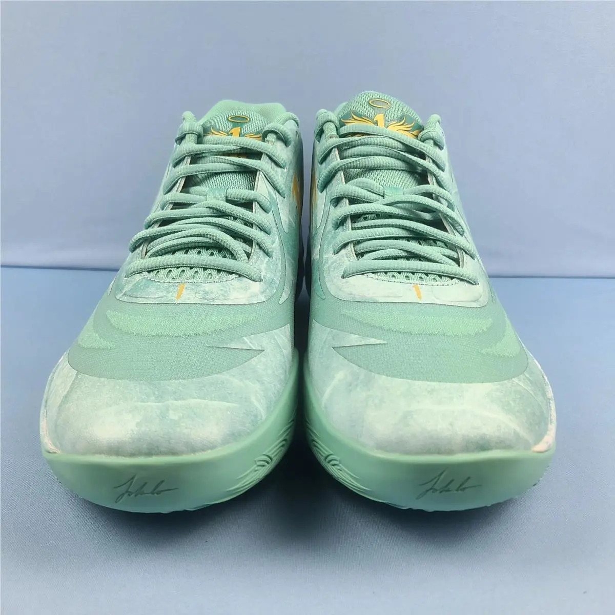 Puma shoes - Puma LaMelo Ball MB.02 378284-01 - 378284-01 - Jade/Gold (UPC: 195552981201) 2