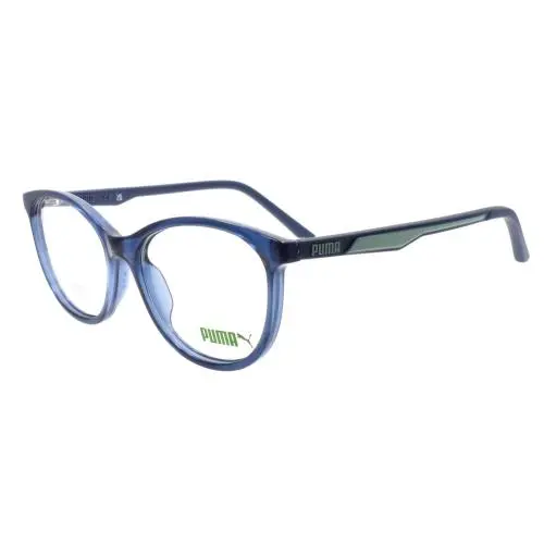PU0372O 002 Women`s Eyeglasses Frames 55-16-140 Blue by Puma