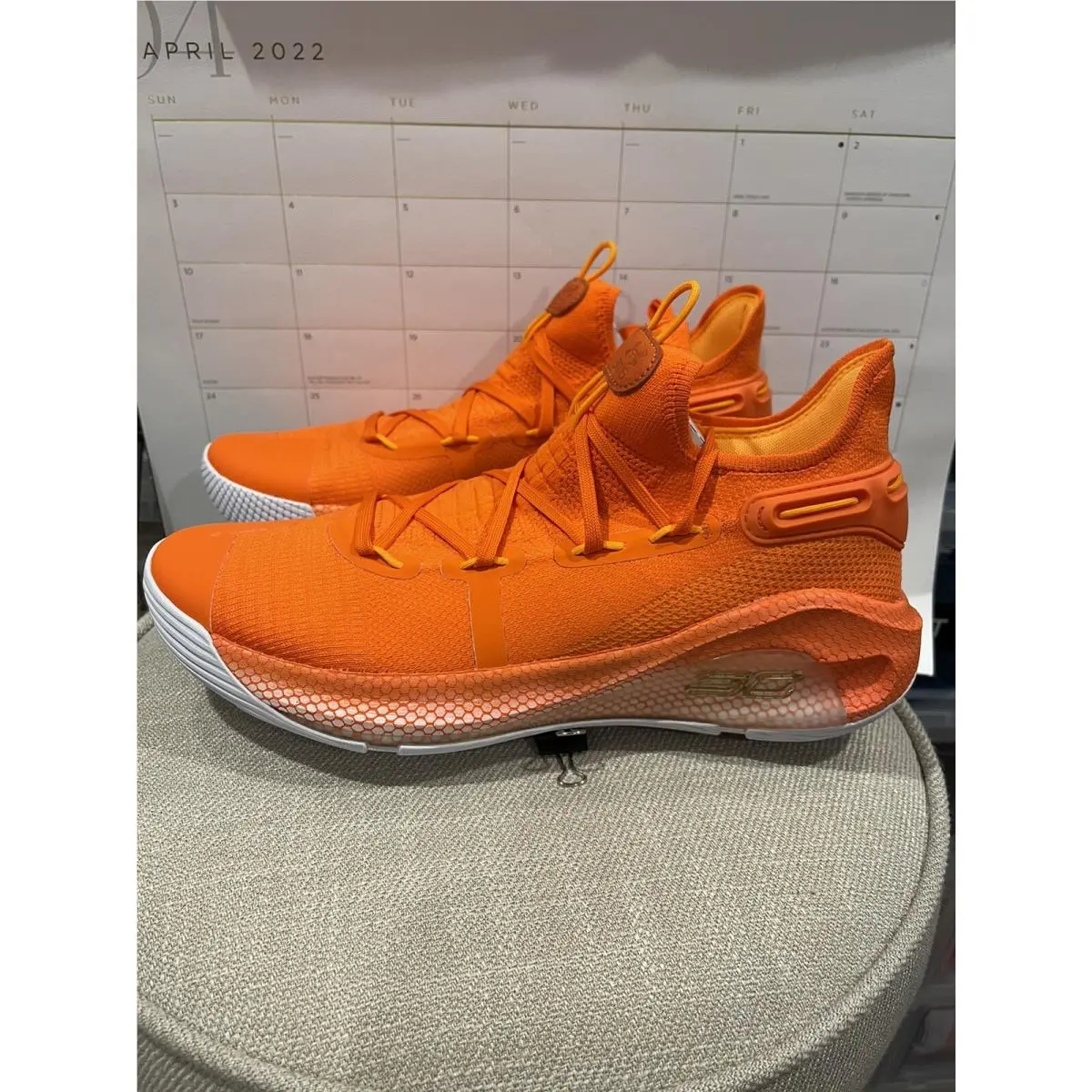 Under Armour shoes - Under armour Curry 6 - Curry - 3022893 - Orange (UPC: 0192811551830) 0