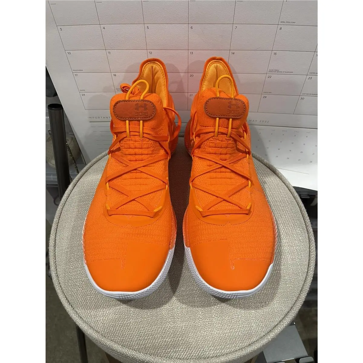 Under Armour shoes - Under armour Curry 6 - Curry - 3022893 - Orange (UPC: 0192811551830) 3