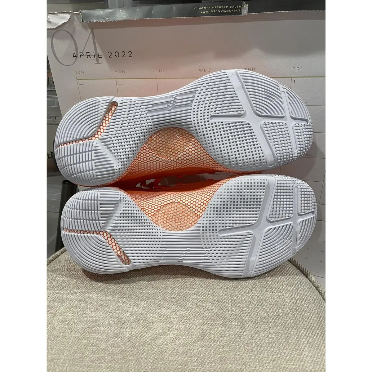 Under Armour shoes - Under armour Curry 6 - Curry - 3022893 - Orange (UPC: 0192811551830) 7