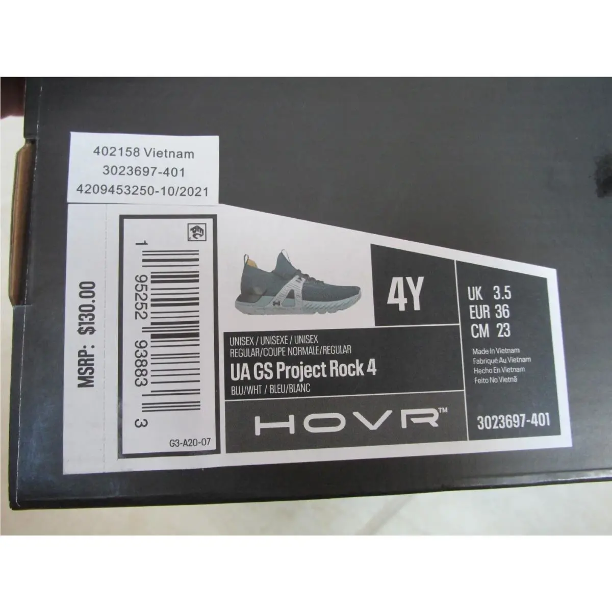 Under Armour shoes - Blue (UPC: 195252938833) 4