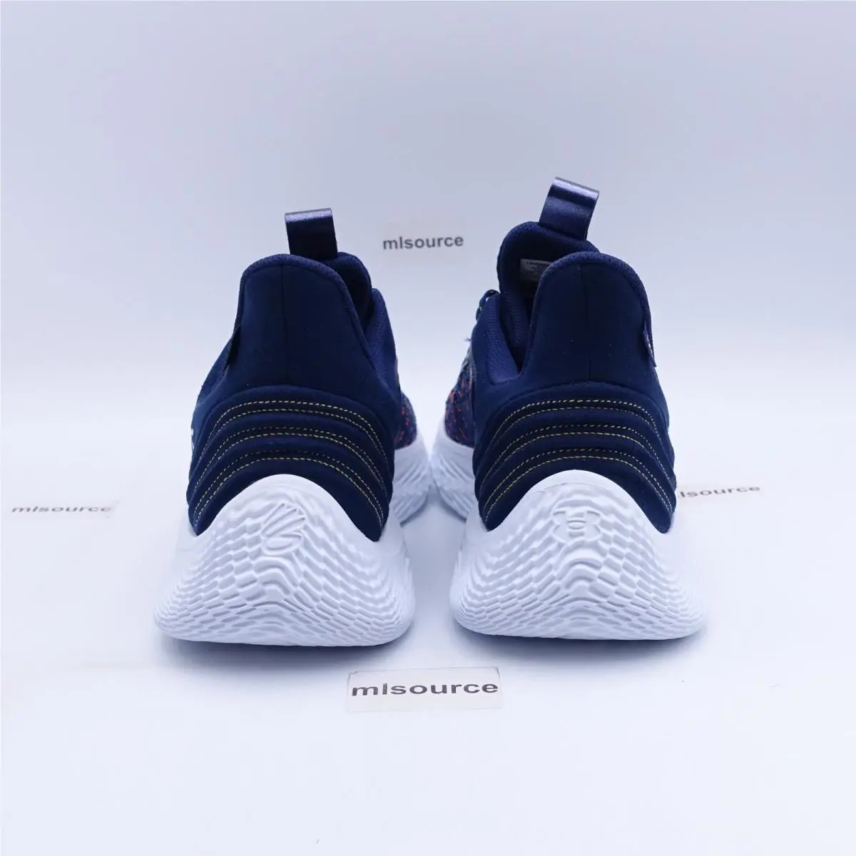 Under Armour shoes - Under Armour Curry Flow 9 - 3025684-406 - Blue, Manufacturer: Blue/Orange (UPC: 195252828271) 3