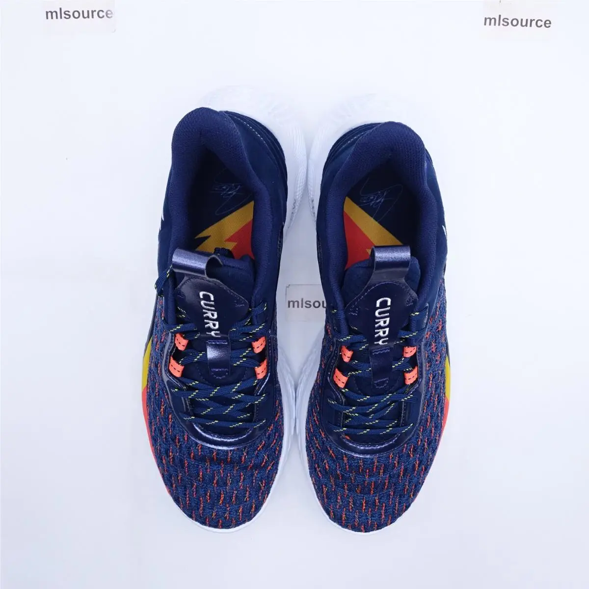 Under Armour shoes - Under Armour Curry Flow 9 - 3025684-406 - Blue, Manufacturer: Blue/Orange (UPC: 195252828271) 4