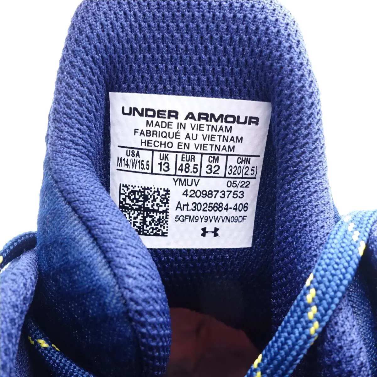 Under Armour shoes - Under Armour Curry Flow 9 - 3025684-406 - Blue, Manufacturer: Blue/Orange (UPC: 195252828271) 0