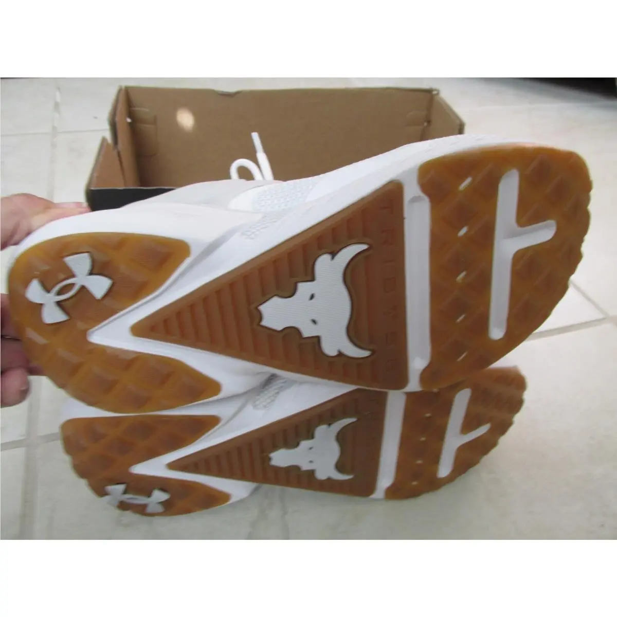 Under Armour shoes - Under Armour Project Rock 5 - 3025436-100 - White (UPC: 196039789884) 3
