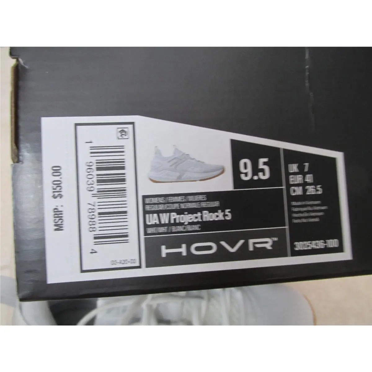 Under Armour shoes - Under Armour Project Rock 5 - 3025436-100 - White (UPC: 196039789884) 4