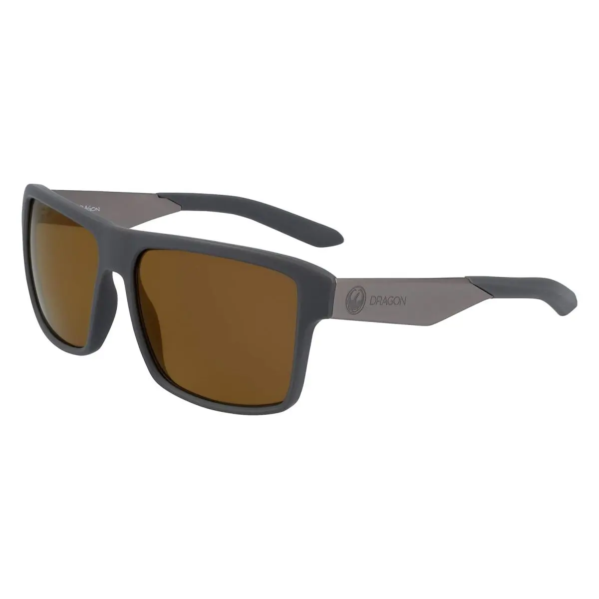 Dragon DR Space LL Ion 020 Matte Grey Sunglasses W/copper Mirror Luma Lens