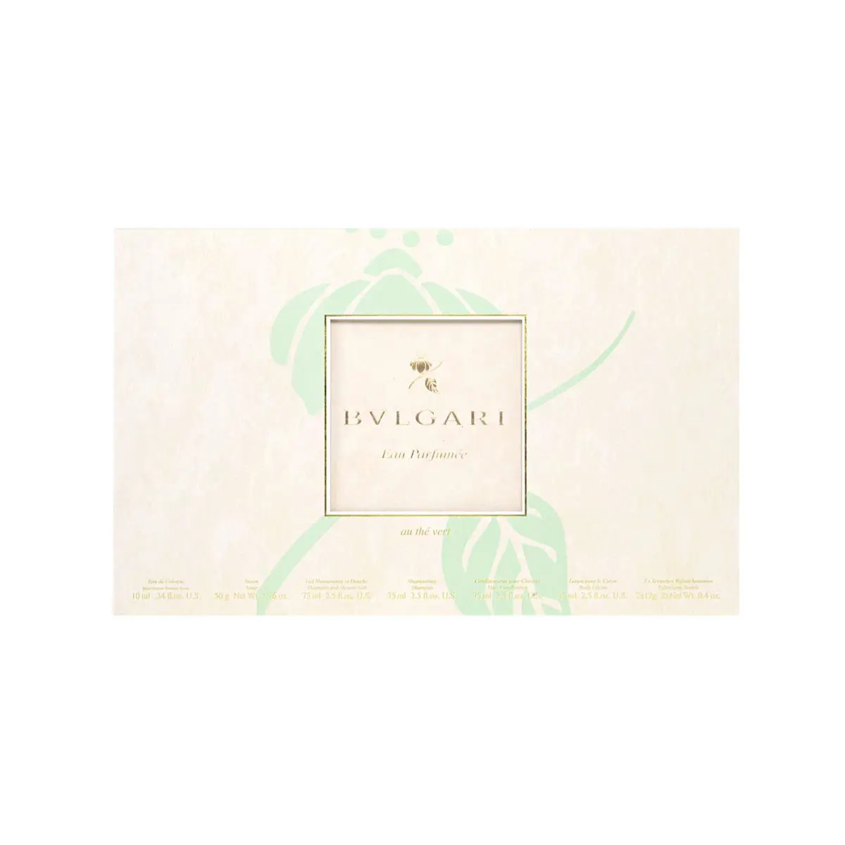 Au The Vert Green Tea 8 Pcs Gift Set by Bvlgari