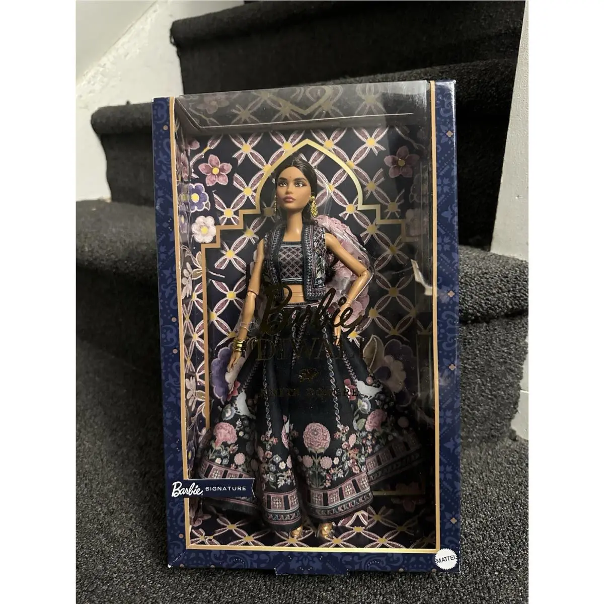 Mattel Barbie Signature Diwali Doll Anita Dongre w/ Stand HRM91 2024