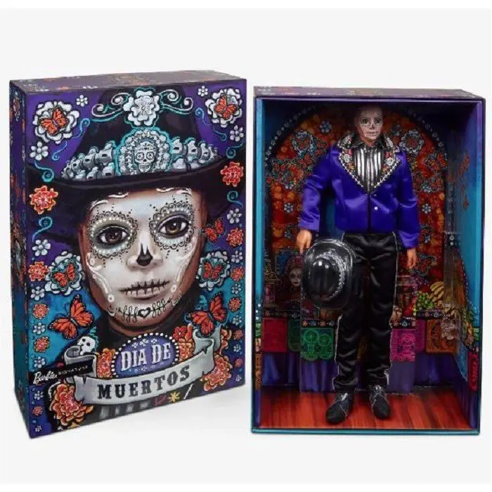 2023 Dia De Los Muertos Day of The Dead Ken Barbie with Shipper HJX15