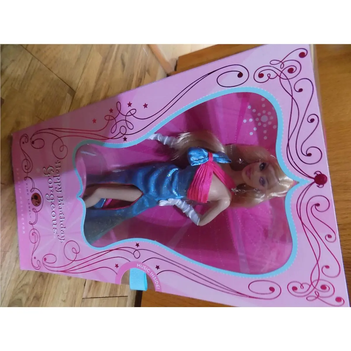 Happy Birthday Gorgeous Barbie Doll Pink Label 2008 Mattel N2440