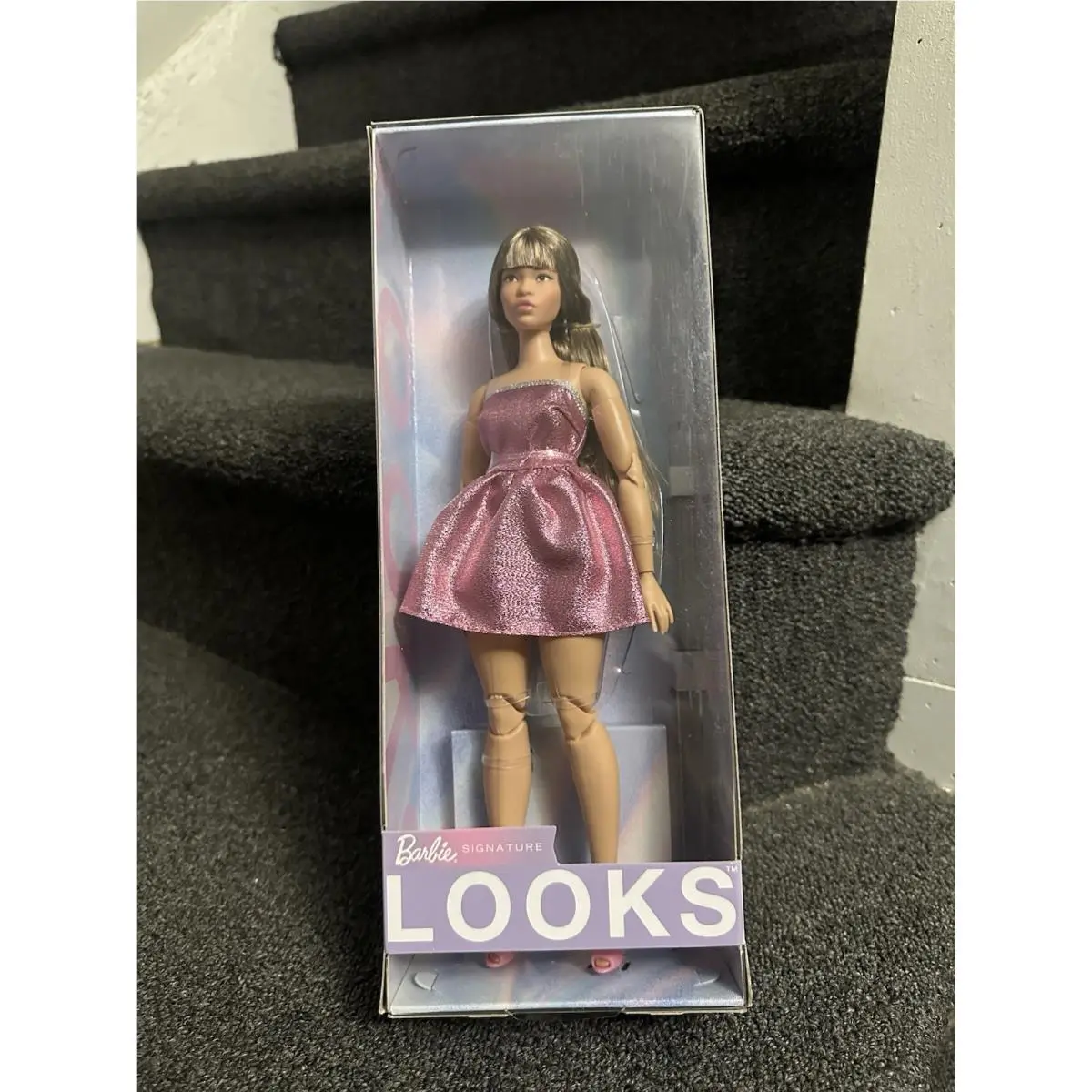 Barbie Looks Doll 24 with Pink Mini Dress Fashion Doll 2023 Mattel
