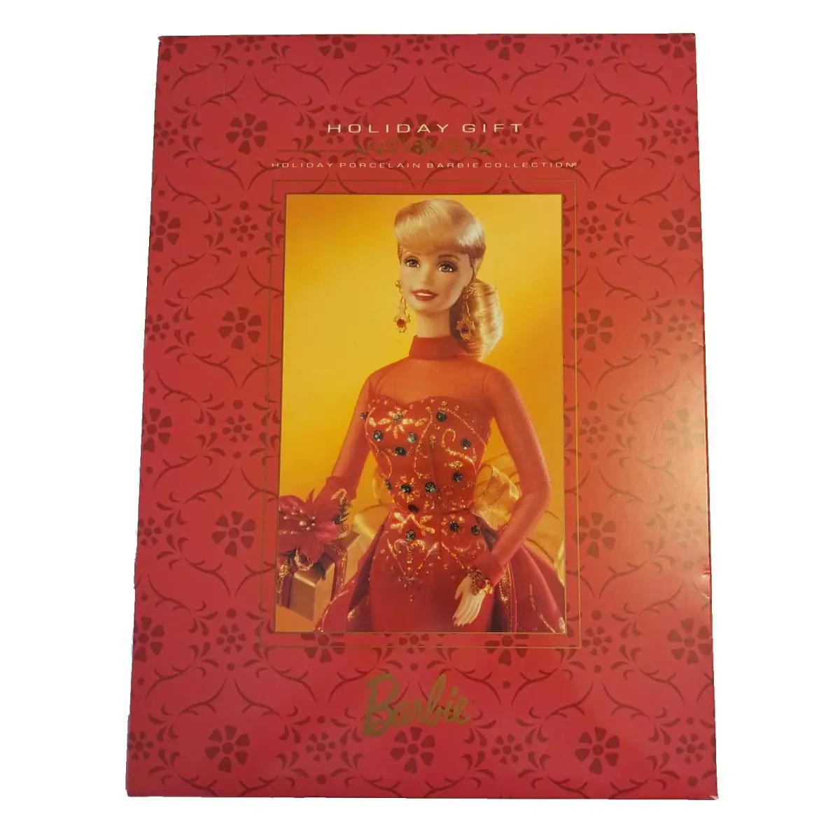 Holiday Gift Porcelain Barbie Collection 20128 Doll 1998 Christmas